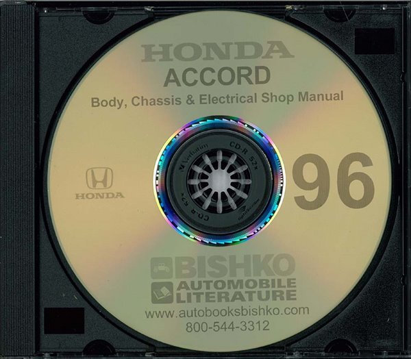 1996 Honda Accord w/ V6 Supplement Factory Shop Service Manual