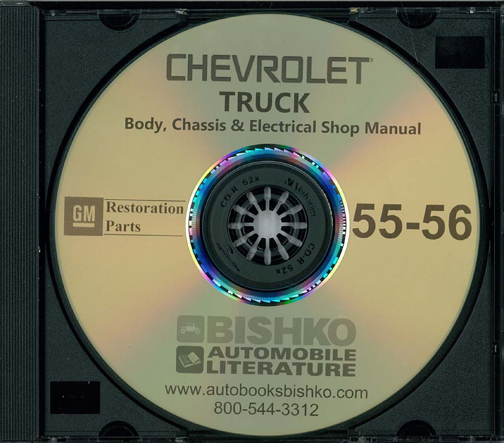 1955-56 CHEVROLET TRUCK Full Line Body, Chassis & Electrical Service Manual