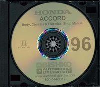 1996 HONDA ACCORD Body, Chassis & Electrical Service Manual W/ V6 SUPPLEMENT sample image