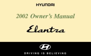 2002 Hyundai Elantra Owner's Manual