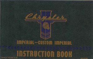 1940 Chrysler Imperial Owner's Manual