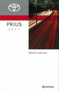 2011 Toyota PRIUS Owner's Manual