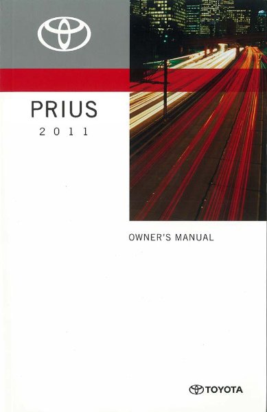 2011 Toyota PRIUS Owner's Manual