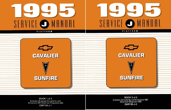 1995 Chevrolet Cavalier, Sunfire Factory Shop Service Manual