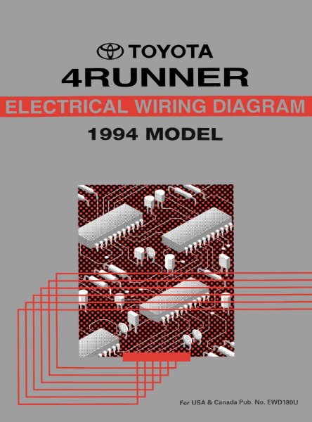 1994 Toyota 4Runner Wiring Diagrams Manual