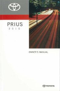 2010 Toyota Prius Owner's Manual