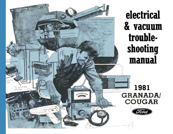 1981 Ford Granada, Cougar Wiring Diagrams Manual
