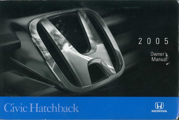 2005 Honda Civic Hatchback Owner's Manual