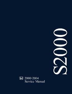 2000–2004 Honda S2000 Factory Shop Service Manual