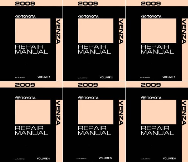 2009 Toyota Venza Factory Shop Service Manual