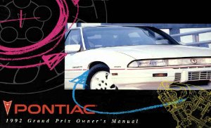 1992 Pontiac Grand Prix Owner's Manual