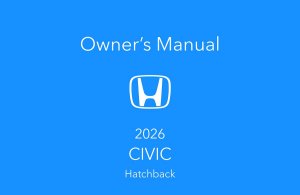 2026 Honda Civic Hatchback Owners Manual User Guide