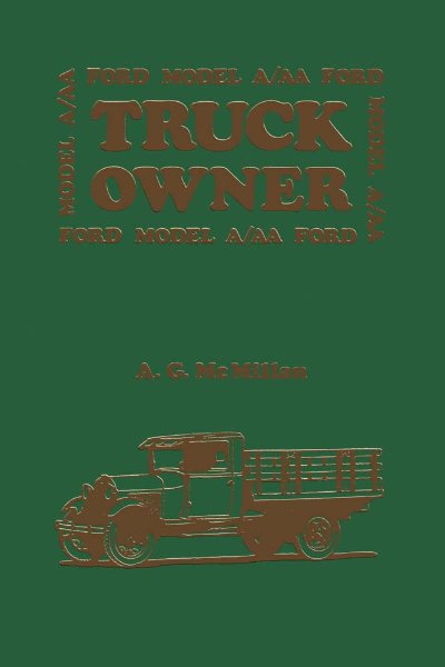1928–1931 Ford Model AA Owner's Manual