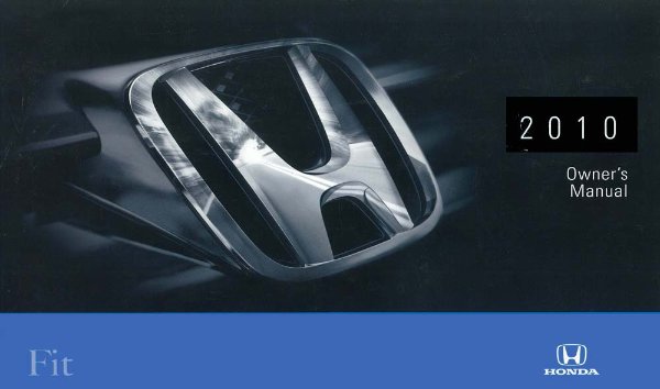 2010 Honda Fit Owner's Manual