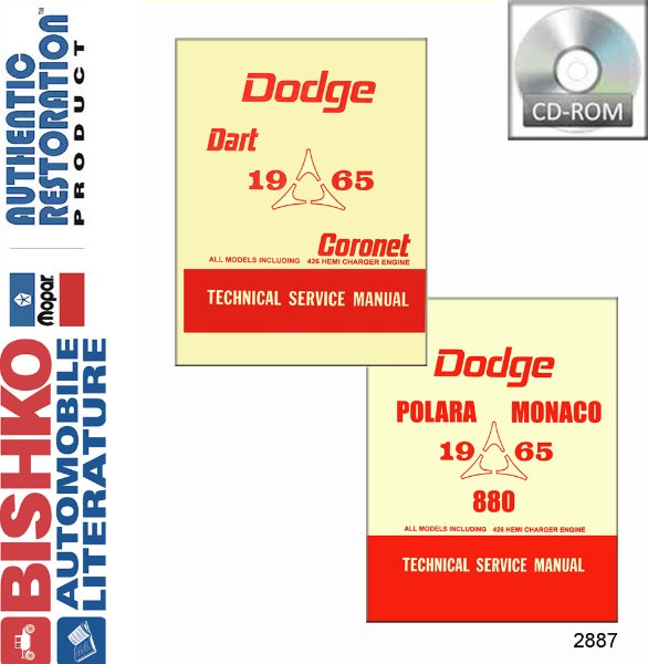 1965 Dodge All Models Factory Shop Service Manual
