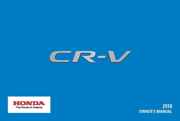 2018 Honda CR-V Owner's Manual