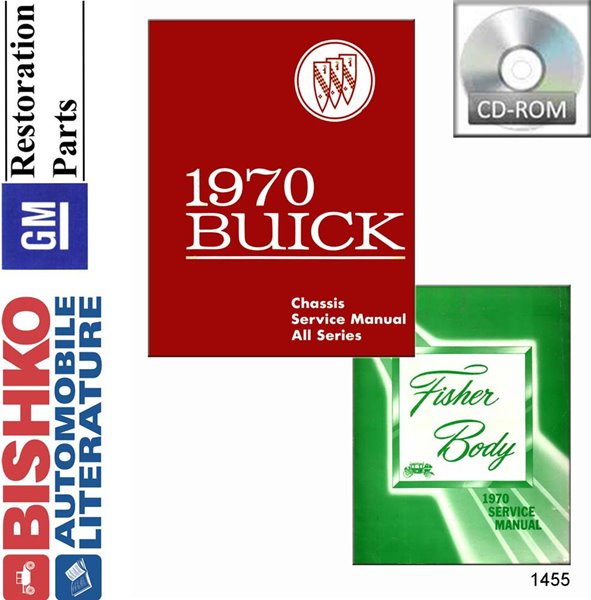 1970 Buick ALL MODELS FISHER BODY Factory Shop Service Manual