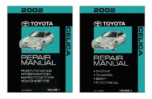 2002 Toyota Celica Factory Shop Service Manual