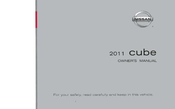 2011 Nissan Cube Owner's Manual