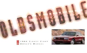 1994 Oldsmobile 88 Owner's Manual
