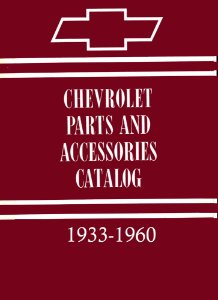 1933 1957 1958 1959 1960 Chevrolet Part Numbers Book List Interchange Drawings