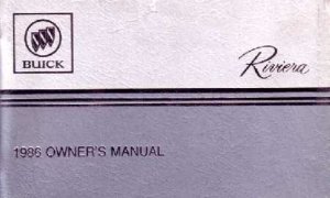 1986 Buick Riviera Owner's Manual