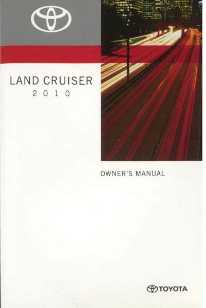 2010 Toyota Land Cruiser Owner's Manual