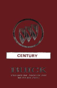 1991 Buick Century Owner's Manual