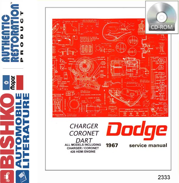 1967 Dodge Charger, Coronet, Dart Factory Shop Service Manual