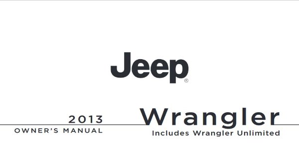 2013 Jeep Wrangler Owner's Manual