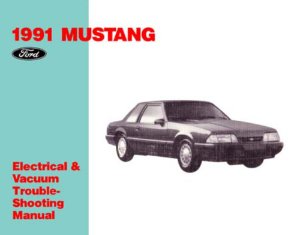1991 Ford Mustang EVTM Wiring Diagrams Manual