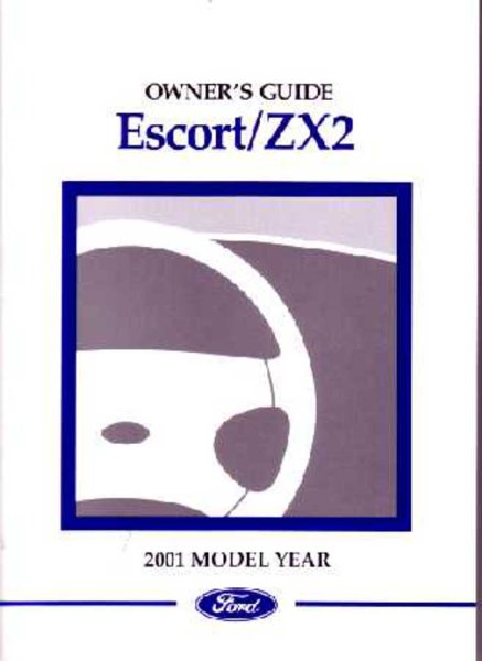 2001 Ford Escort Owner's Manual