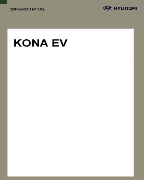 2026 Hyundai Kona Owner's Manual