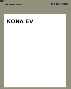 2026 Hyundai Kona Owner's Manual