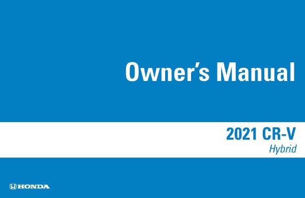 2021 Honda CR-V Hybrid Owner's Manual