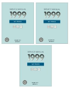 1999 Chevrolet S/T Truck Factory Shop Service Manual