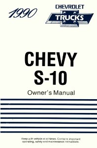1990 Chevrolet Silverado 1500, Silverado 2500, Silverado 3500 Owner's Manual