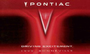 1999 Pontiac Bonneville Owner's Manual