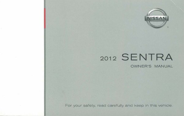 2012 Nissan Sentra Owner's Manual