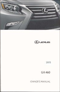 2015 Lexus GX 460 Owner's Manual