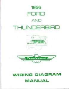1956 Ford All Models Wiring Diagrams Manual