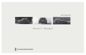 2021 Lincoln Aviator Owner's Manual