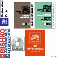 1983 Chevrolet Caprice Monte Carlo Impala Malibu El Camino Shop Repair Manual PDF sample image