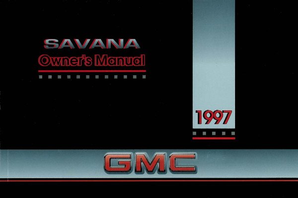 1997 GMC Savana Owner's Manual