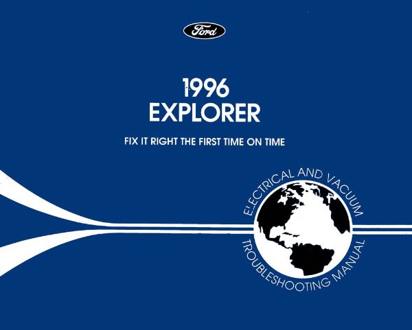 1996 Ford Truck Explorer Wiring Diagrams Manual