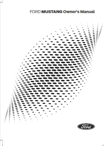 2025 Ford Mustang Owner's Manual