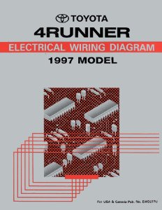 1997 Toyota 4Runner Wiring Diagrams Manual