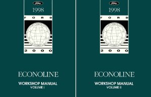 1998 Ford Truck Econoline, Club Wagon Factory Shop Service Manual