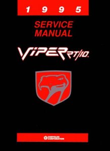 1995 Dodge Viper RT/10 Factory Shop Service Manual