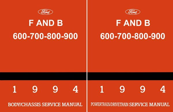 1994 Ford Medium, Heavy Duty Truck Factory Shop Service Manual